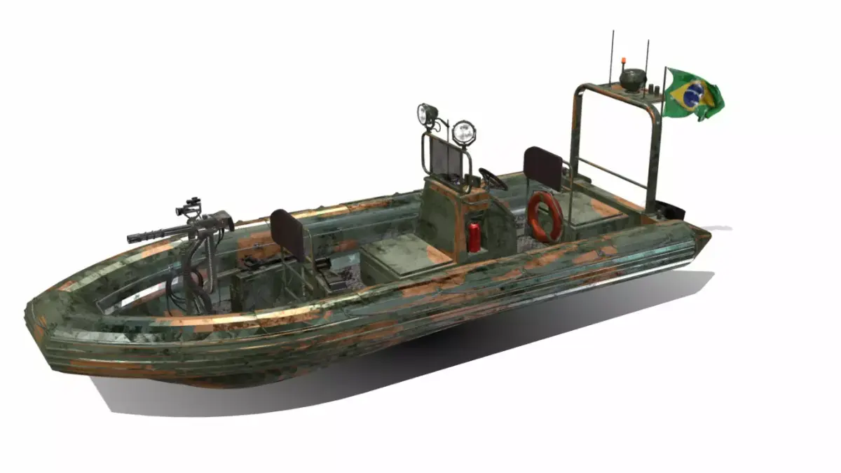 BARCO PATRULHA SURUCUCU BR Low-poly 3D model