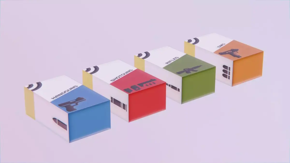 Ammo Boxes - Simple Low Poly Toon Stylized Low-poly 3D model