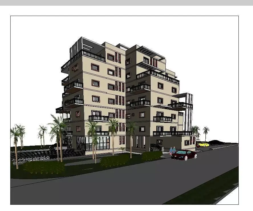 Residential Commercial Building 3D model