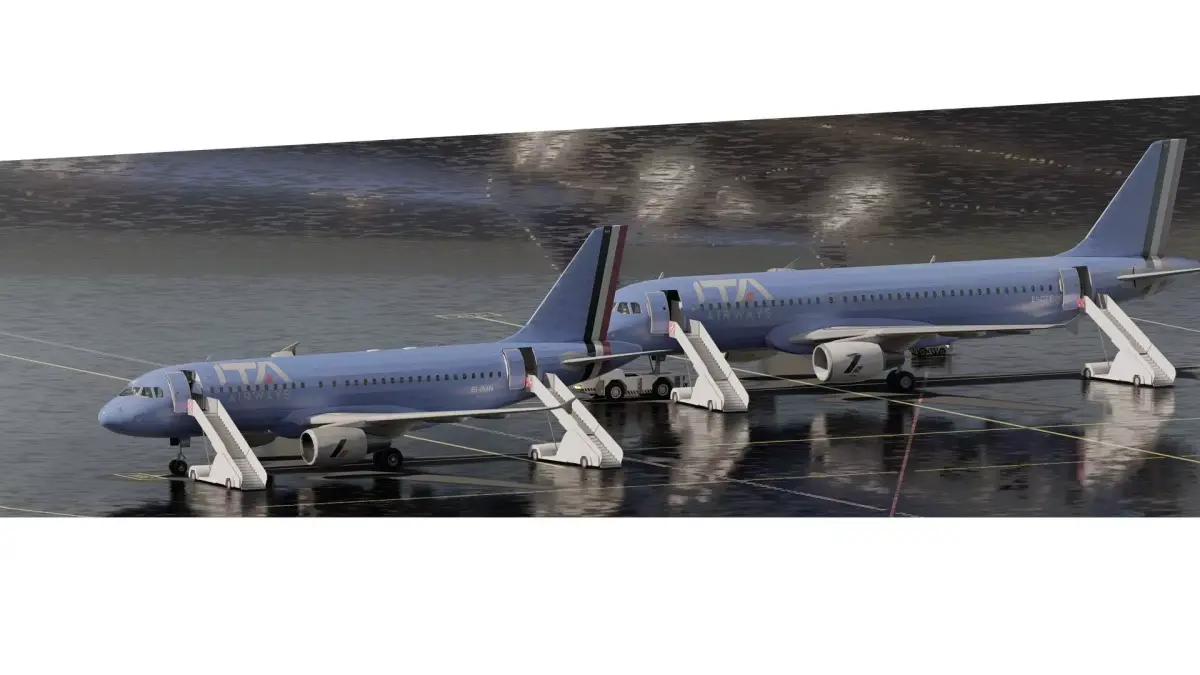 Airbus A319-100 and A320-200 3D model