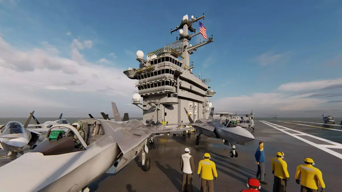 USS Nimitz CVN-68  Nuclear Aircraft Carrier 3D model