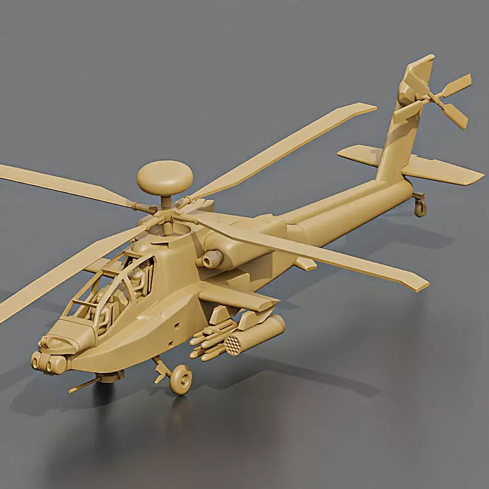 Apache AH64D 3D print model