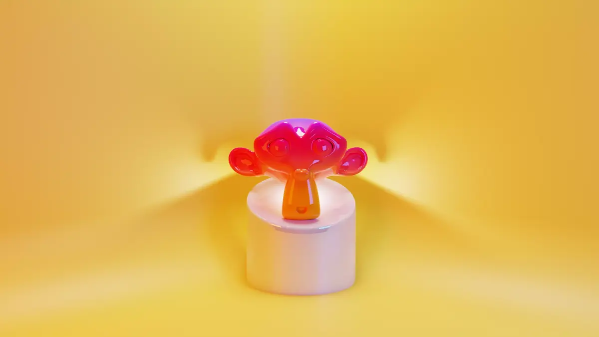 Monkey color 3D model