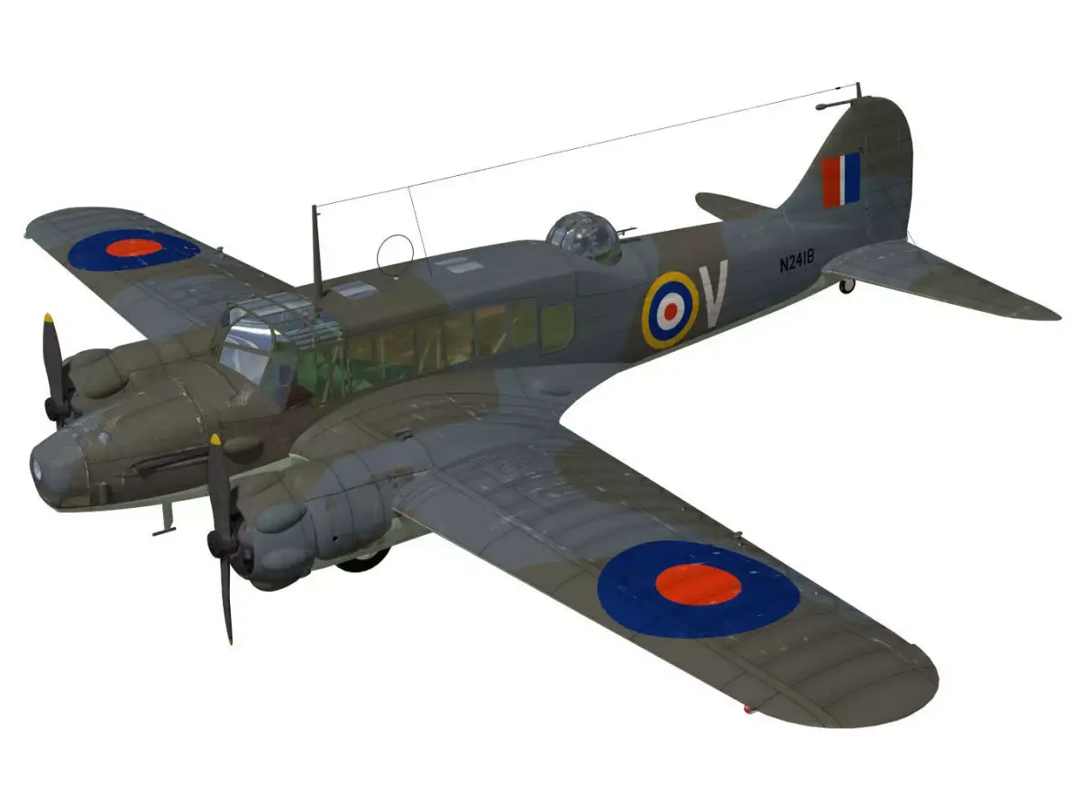 Avro Anson Mk1 late 3D model purchase
