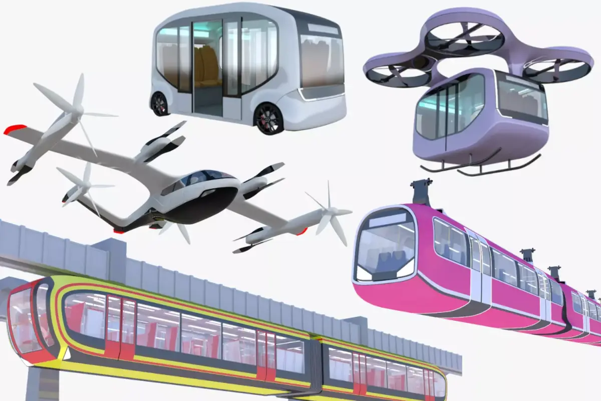 Public transport bundle III 3D Model Pack