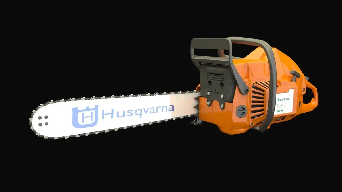 Power saw machine 3D model