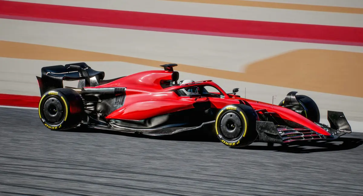 Common Formula 1 2023 F1 Race Car Mockup 3D model