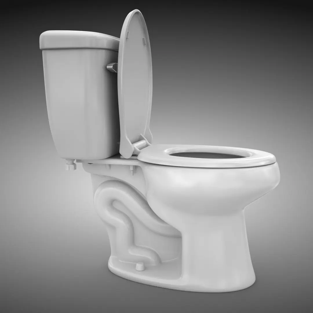 Toilet 3D model 6