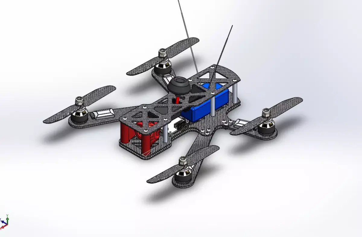 Quad Forward 3D model