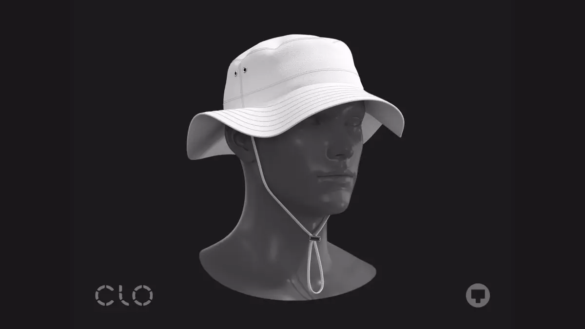 BASIC FISHING HAT genesis8 highpoly 3D model