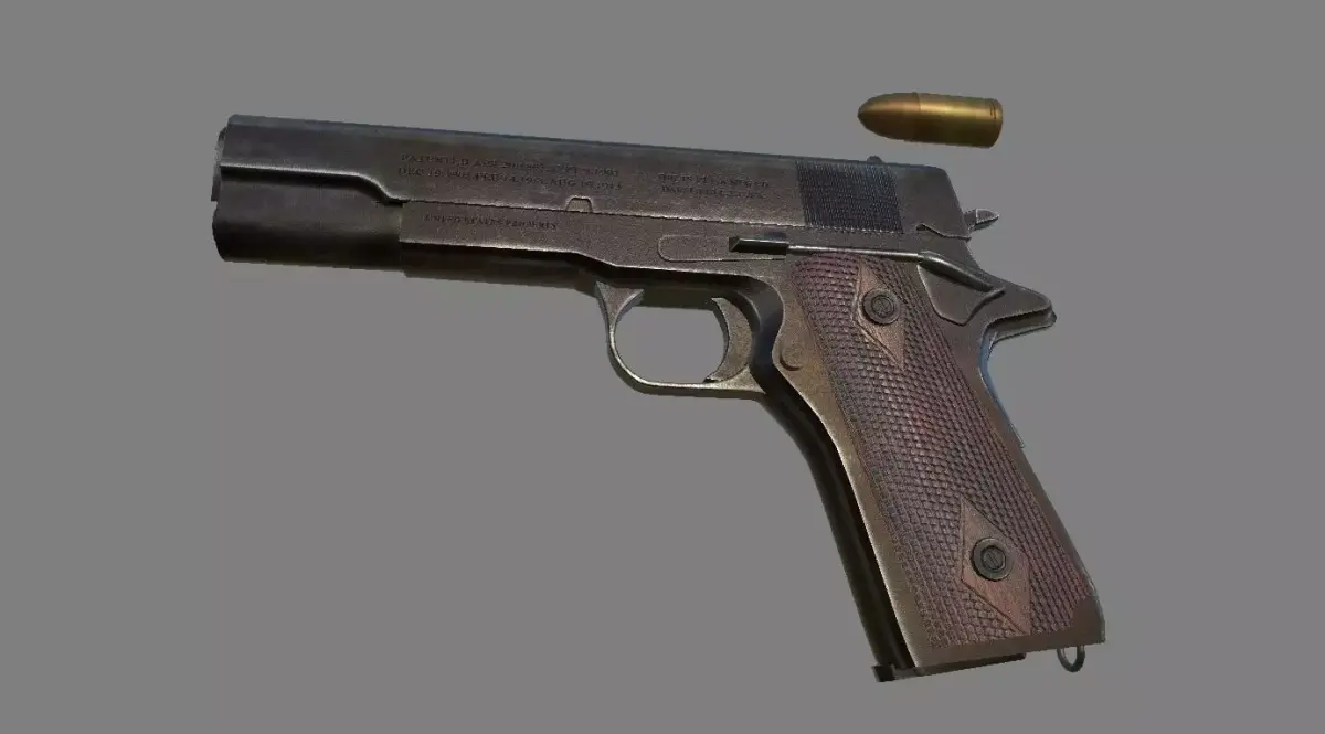 Pistol Colt M1911  3D model