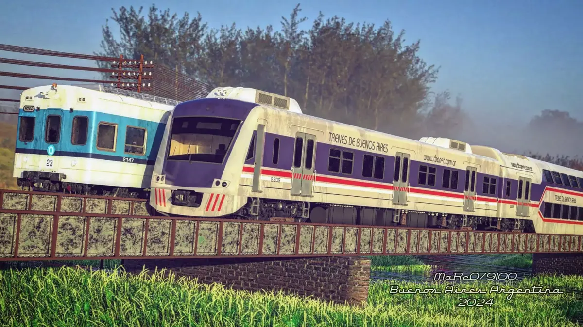Puma v4 Double Deck EMU Train 3D 3D model