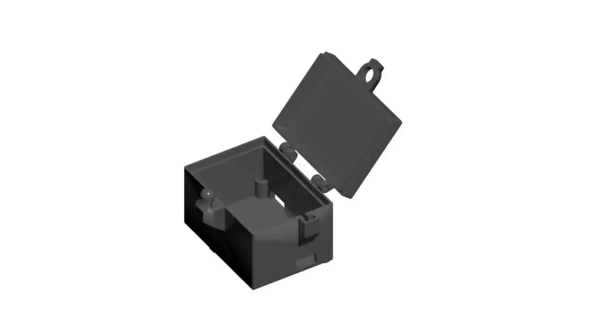 Replacement part IF553 Receiver Box for Kyosho MP10e MT10e 3D print model