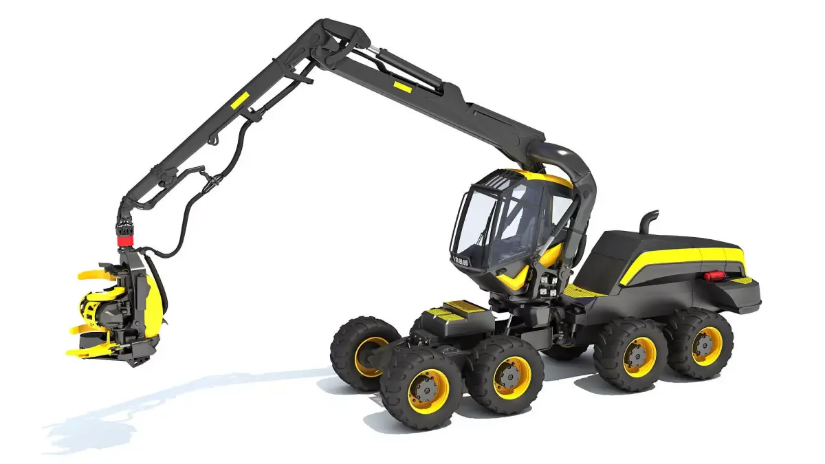 Forestry Harvester 3D model purchase