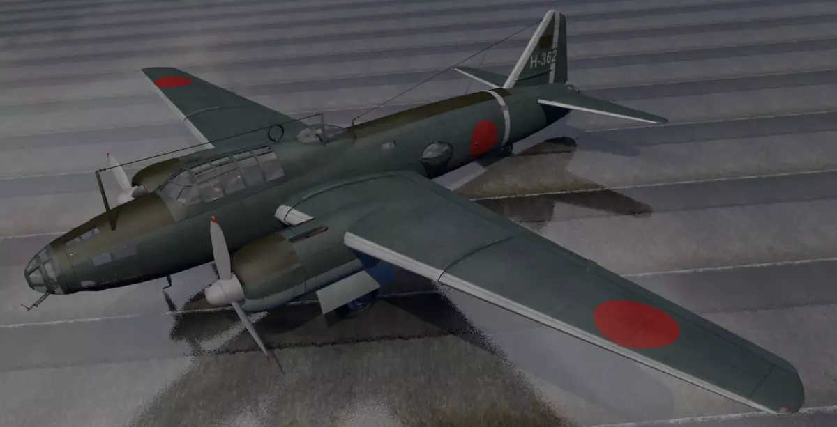 Mitsubishi G4M1 Betty 3D model
