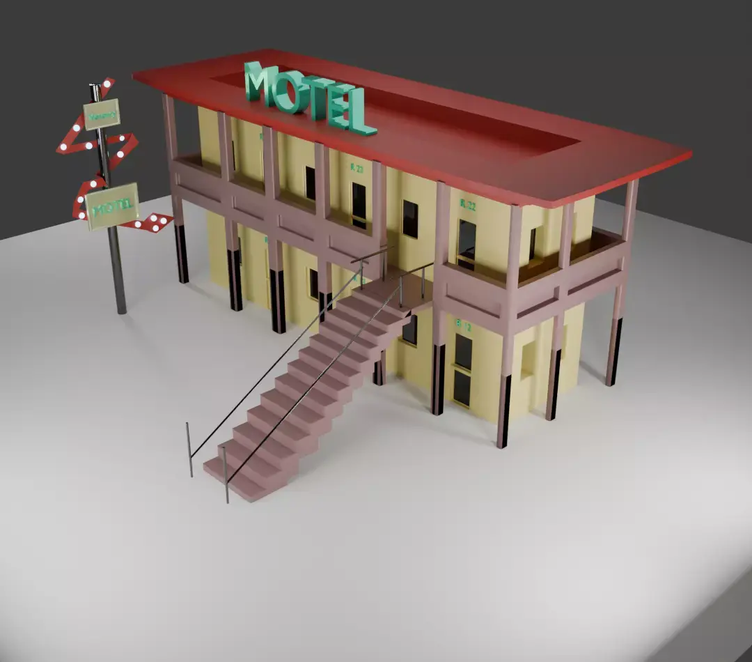 lop poly model Free 3D model