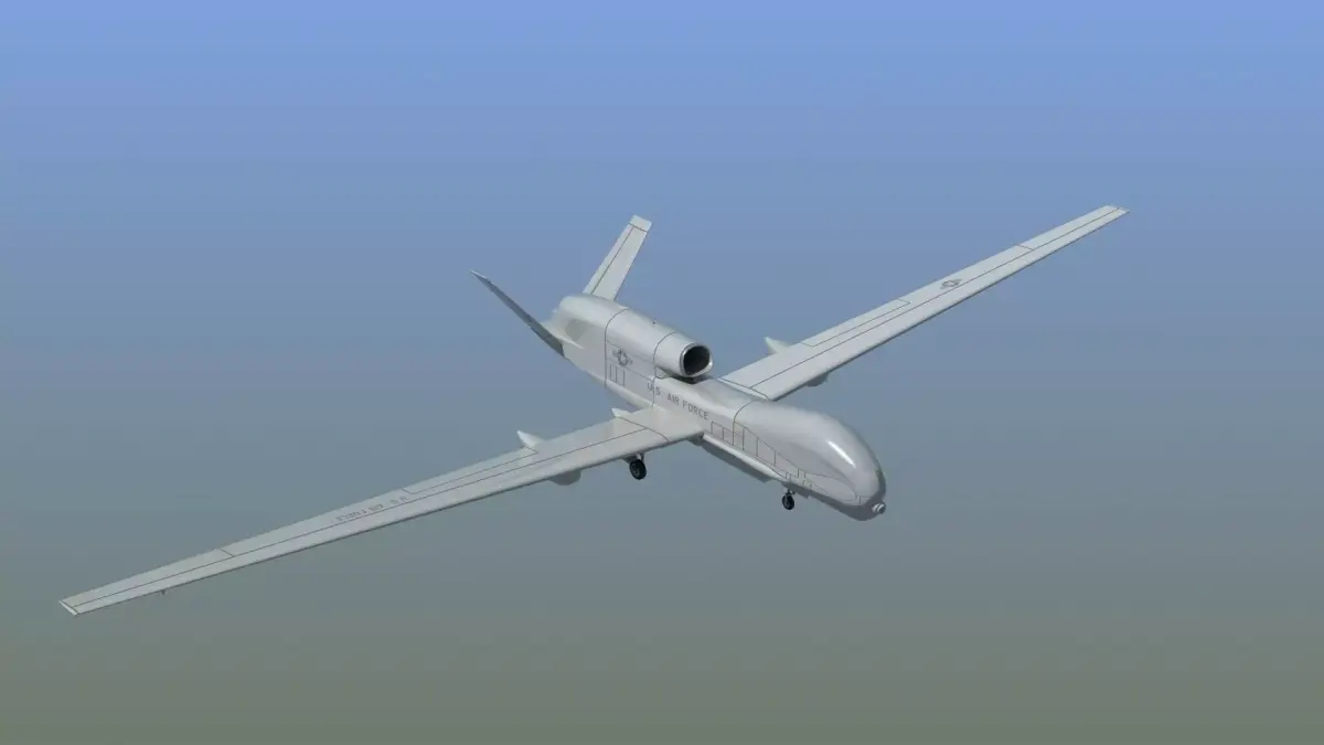 RQ-4 Global Hawk Drone 3D model