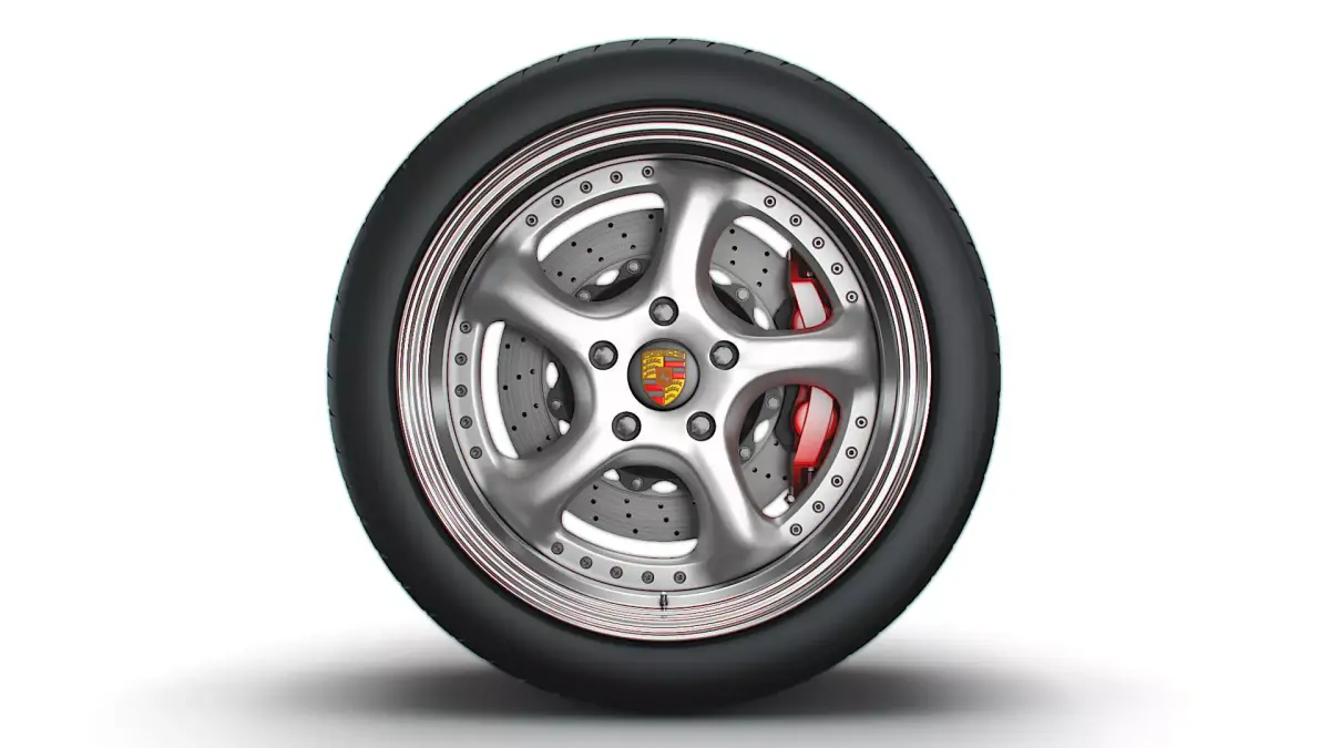 Porsche Turbo P wheel 3D model