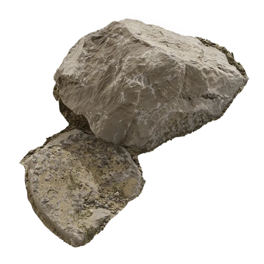  Large &amp; Flat Beach Rock Cluster Model  purchase