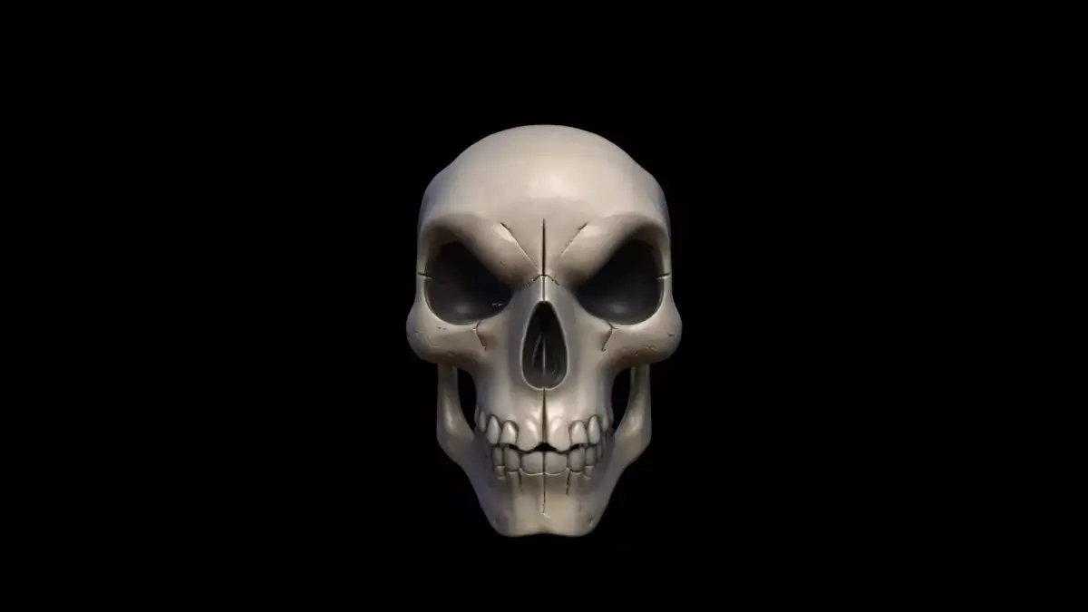 3d Model Skull Mask Human  Head 3D model