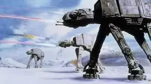 at-at star wars at - at in snow 3D model