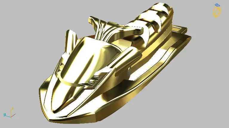 Jet Ski Pendant 3D print model