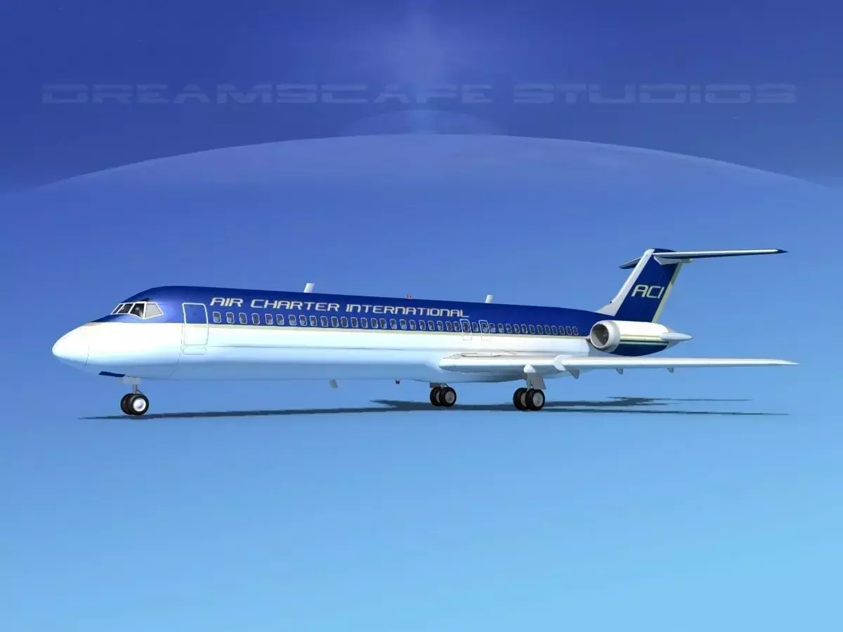 Douglas DC-9-40 Air Charter Intl 3D model