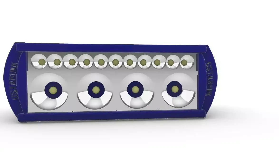 Carelo led Low-poly 3D model