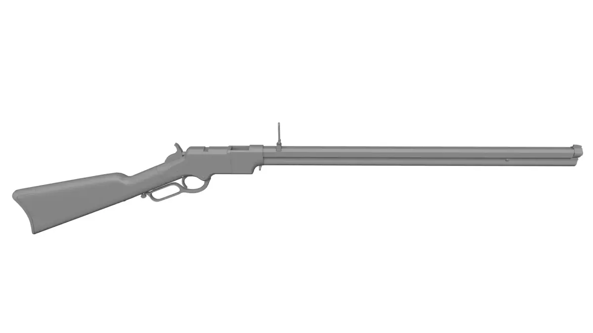 Henry Rifle 1860 3D model