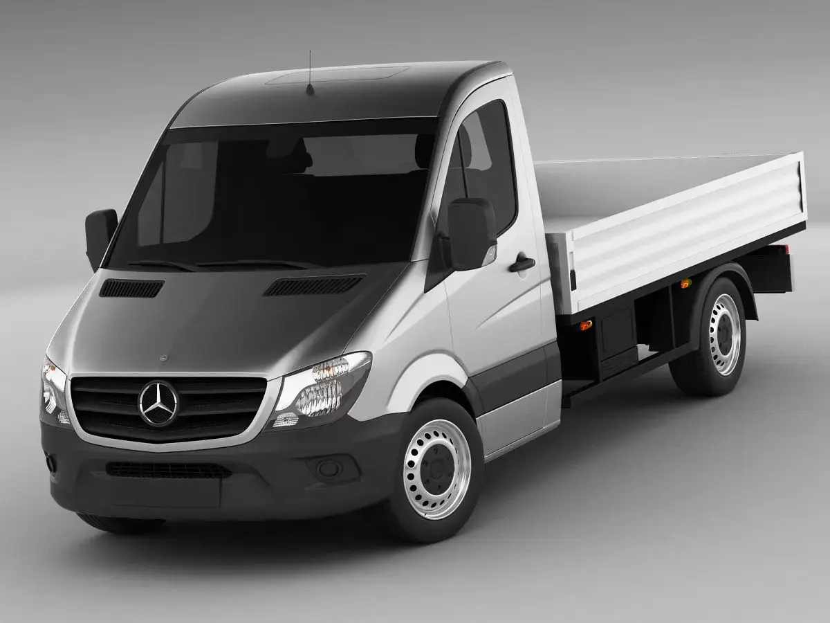 Mercedes Sprinter 2013 pick-up 3D model