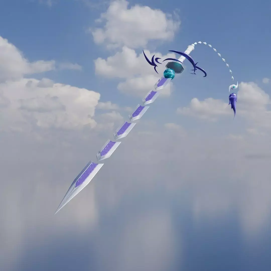 Swordsoul of Mo Ye Sword Low-poly 3D model