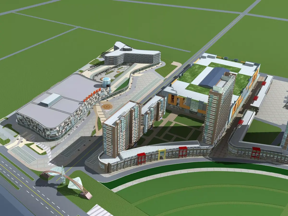 Commercial Building 3D model 153