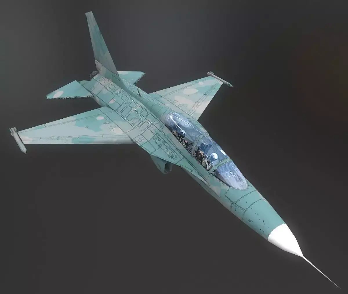 T50i Golden Eagle Low-poly 3D model