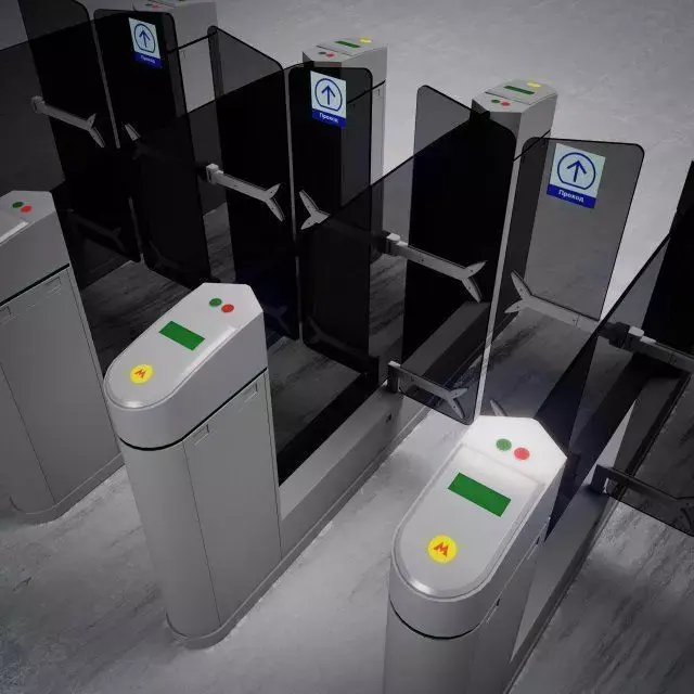 Metro Turnstile 3D model purchase