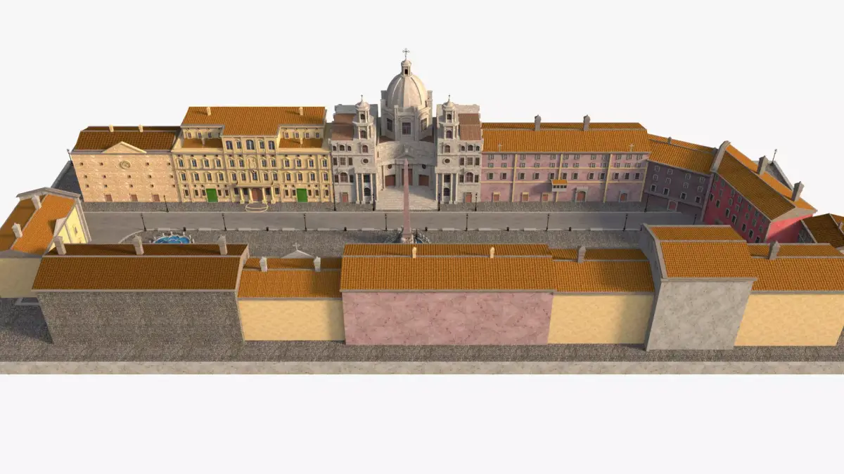 Piazza Navona Square 3D model