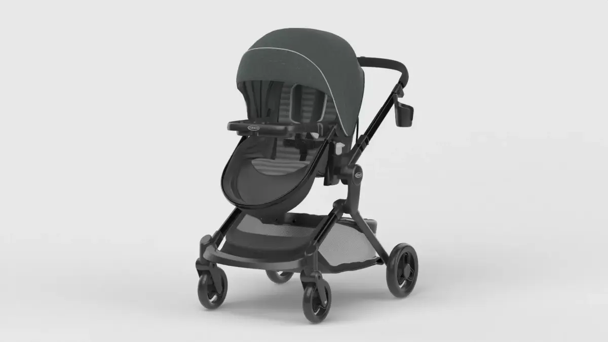 Baby stroller 3D model 3D model 14
