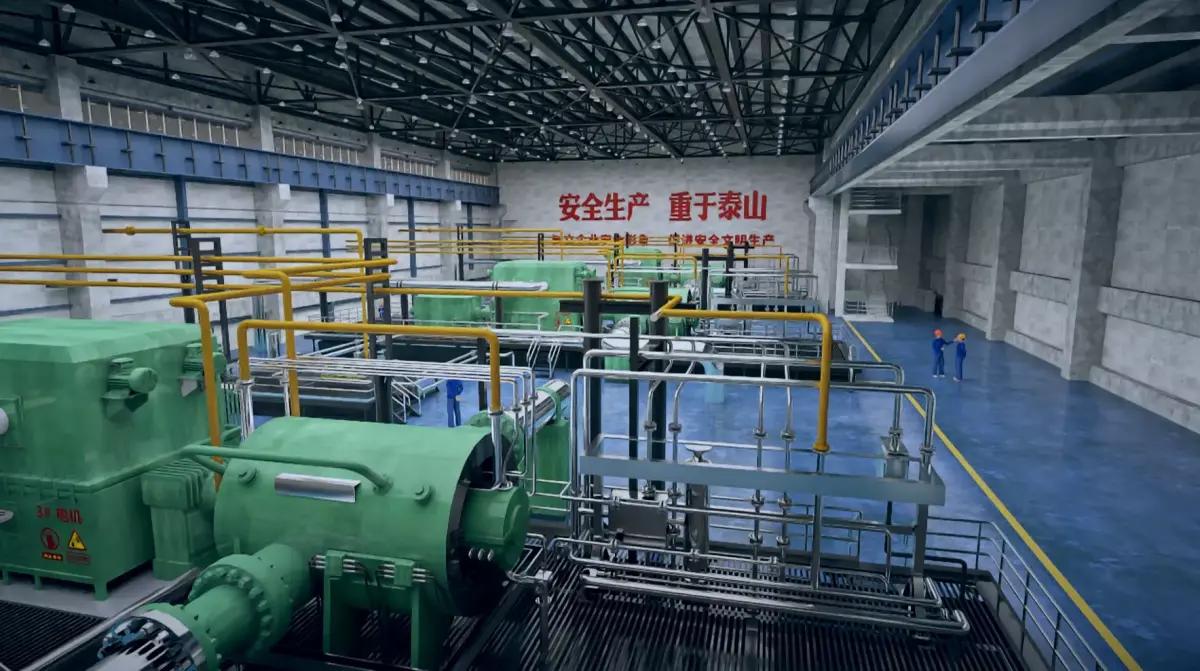Industrial Compressor  Ethylene Plant Cracking Gas Compressor 3D model