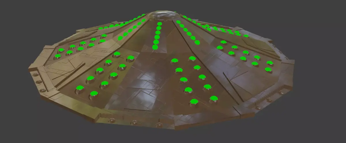 Dalek Saucer from Flux and later episodes 3D model