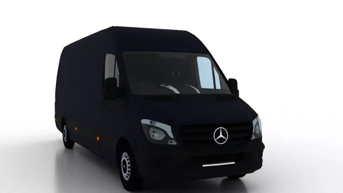 Mercedes Benz Sprinter L3H2 2015 Cargo UK 3D model