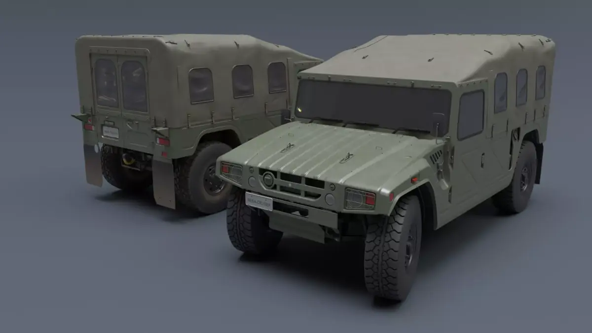 JGSDF Japan Ground Self-Defense Force Koukidousha 3D model