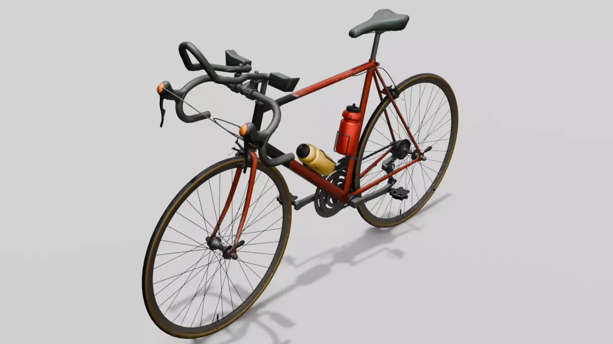 Bicycle 3D Model Low-poly 3D model