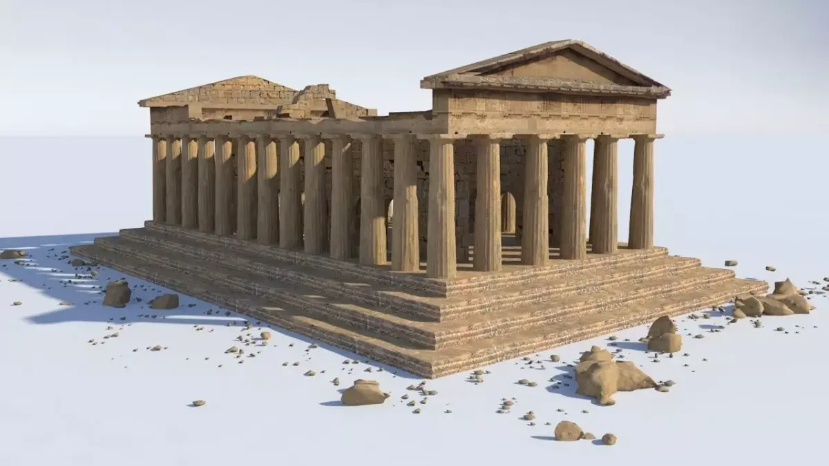 Parthenon 3D model purchase