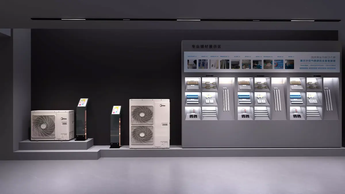Corporate Exhibition Hall Low-poly 3D model