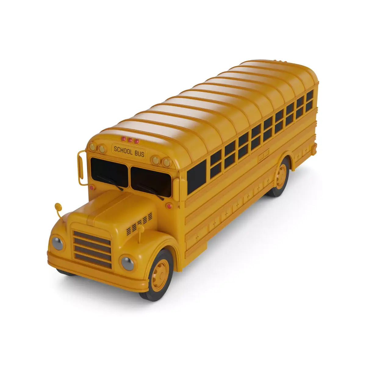 School Bus 3D model 3