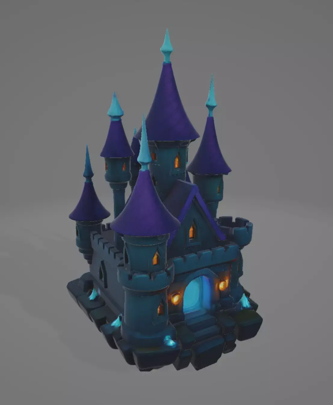 Mystical castle 2 3D model