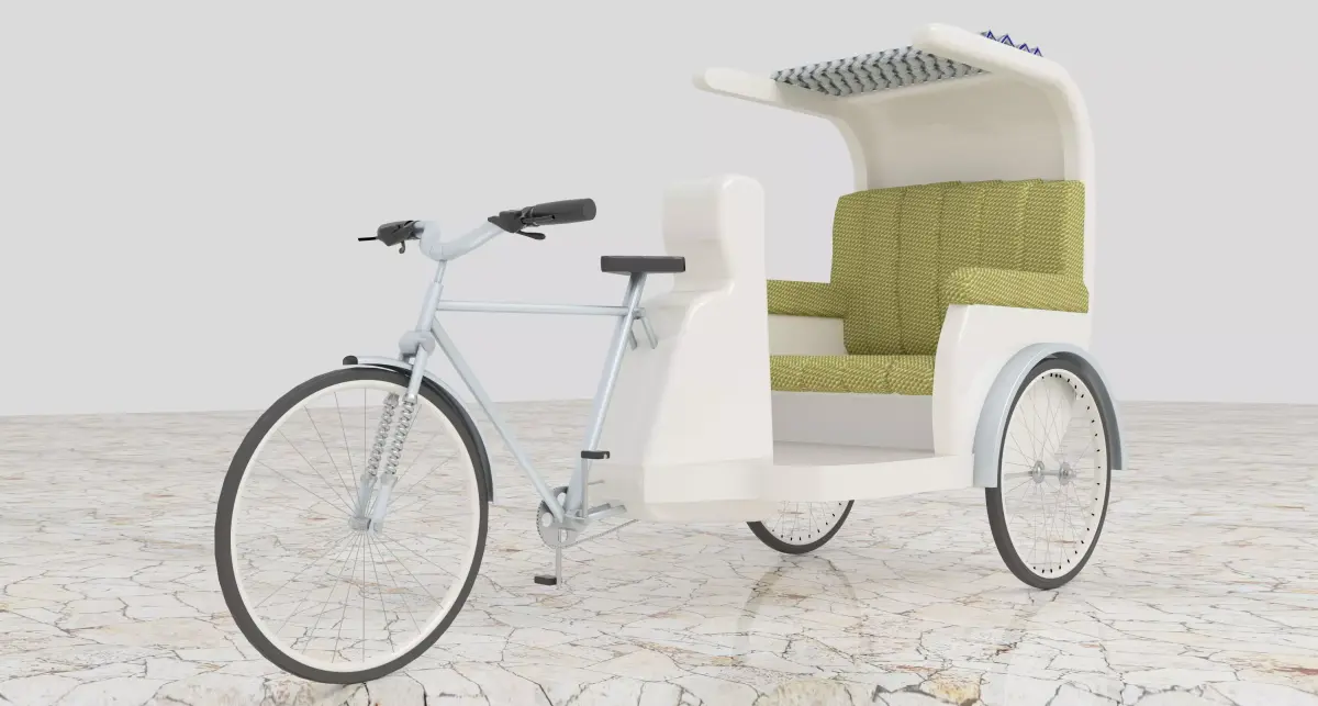 Bike Rickshaw 5 - 4K 3D model