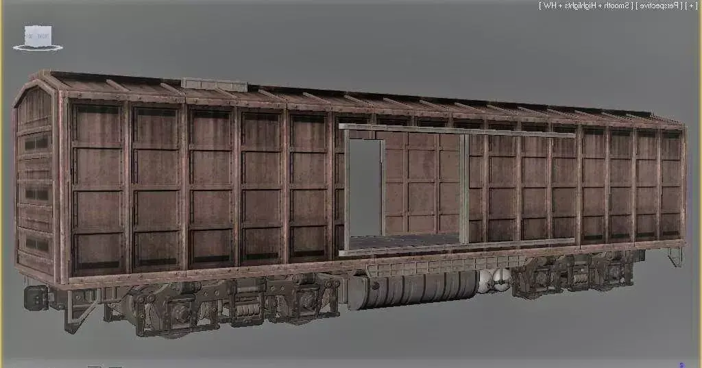 TRAIN - Box 3D model