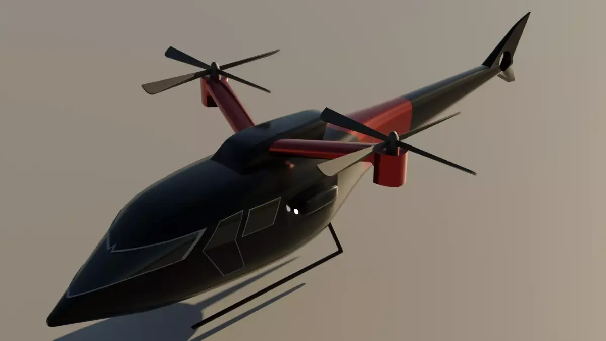 A new 3D design of a helicopter  3D model