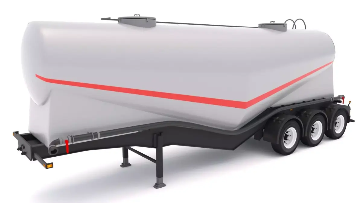 Cement Trailer 3D model