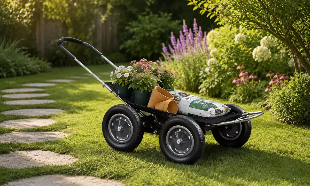 Heavy Duty Garden Utility Cart 3D model